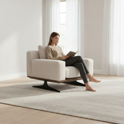 Meubles de salon Fauteuil Luxe Siège rembourré Moderne Mobilier rembourré Design Ameublement