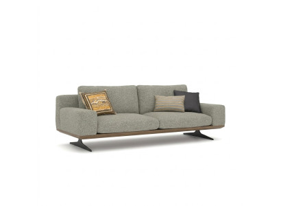 Sofa de salon Trois places Canapé moderne Canapé rembourré Mobilier rembourré de luxe