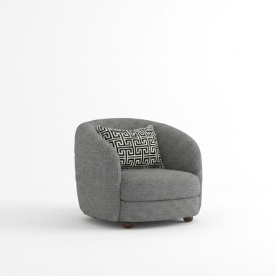 Meubles modernes Fauteuil Siège rembourré Mobilier de designer Tissu neuf