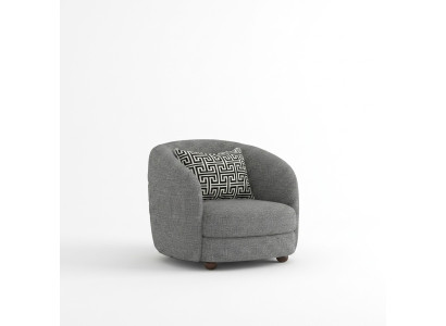 Meubles modernes Fauteuil Siège rembourré Mobilier de designer Tissu neuf