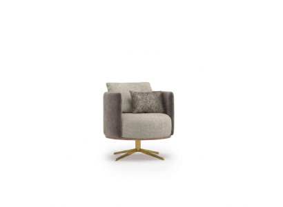 Fauteuil design innovant pour meubles de salon modernes fabriqués en imitation cuir de haute qualité.