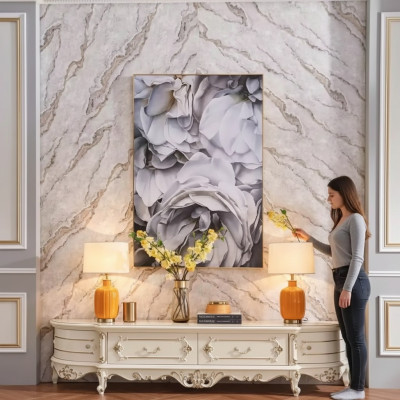Meuble bas dans le salon nouveauté pour l'intérieur mobilier classique blanc