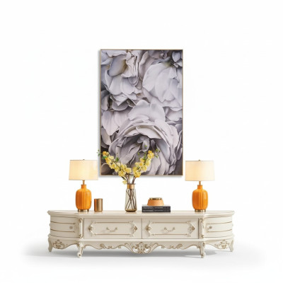 Meuble bas dans le salon nouveauté pour l'intérieur mobilier classique blanc