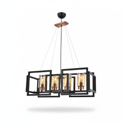 Plafonnier chic luminaire pour salle à manger salon verre brillant