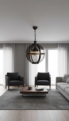 Lustre de plafond de luxe noir 40x70 Lampe suspendue moderne pour salon Lumière de plafond