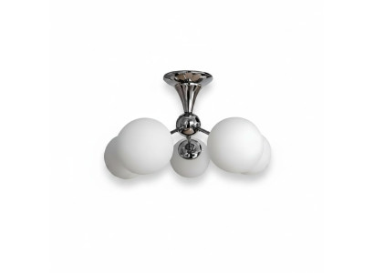 Lampe de plafond Une lampe à suspension en chrome Salon Lustre de luxe Luminaires Lampes