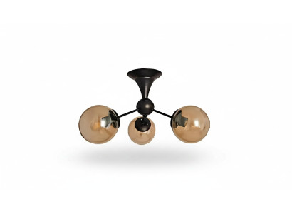 Plafonnier moderne Lumière suspendue Salon Noir Éclairage de luxe