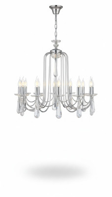 Lampe lumière suspendue Lustre lampe en cristal Plafonnier Lampes 75x100