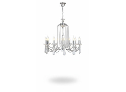 Lampe lumière suspendue Lustre lampe en cristal Plafonnier Lampes 75x100