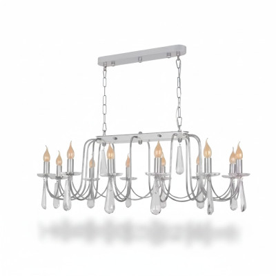 Lampe lumière suspendue Lustre lampe en cristal Plafonnier Lampes 106x80