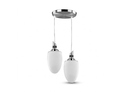 Lustre plafonnier moderne en verre blanc pour salon de luxe nouveau style 33x70cm