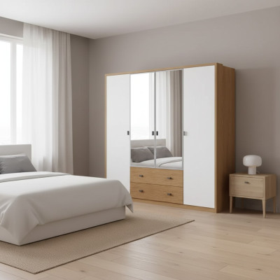 Armoire Armoires Chambre moderne Mobilier Matériau Bois Armoire de Luxe