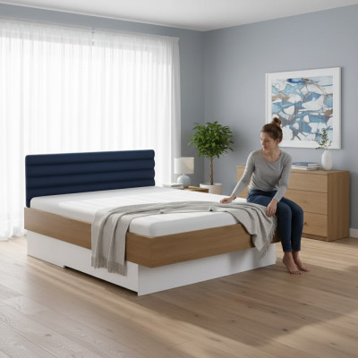 Lit Chambre Lits Lit rembourré lit double de luxe lit 140x200