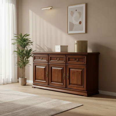 Commode dans la chambre Classique Elégant Commode en bois Design de meubles