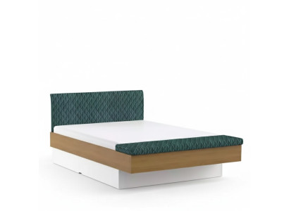 Conception de lits de haute qualité Lits doubles pour hôtel Mobilier en bois royal en bois massif