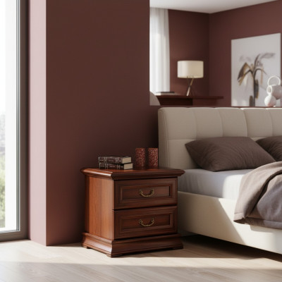 Table de chevet de luxe Table de chambre Style Meuble Art Déco Table de chevet de luxe