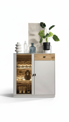 Bahut de luxe Design de bahut moderne Commodes en bois Ameublement