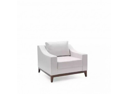 Fauteuil blanc scandinave, chaise rembourrée, fauteuil TV, club de salon, meubles