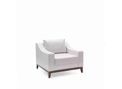 Fauteuil blanc scandinave, chaise rembourrée, fauteuil TV, club de salon, meubles