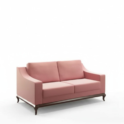 Canapé moderne 2 places Salon Design Mobilier Style Moderne Luxe rose nouveau