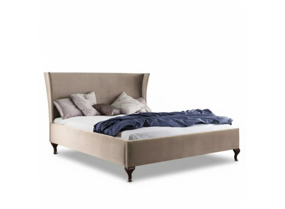 Conception de rembourrage de lit Lits doubles de luxe pour hôtel Mobilier en bois baroque