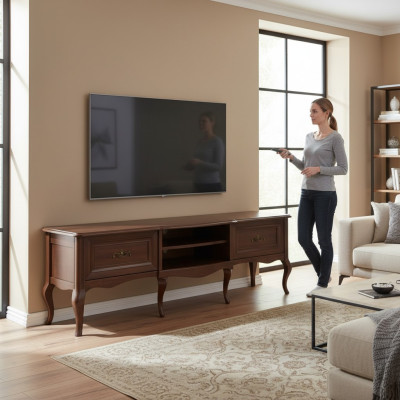 meuble TV Salon Luxe Meuble TV bas Meuble TV Meuble télé Meuble de rangement Buffets