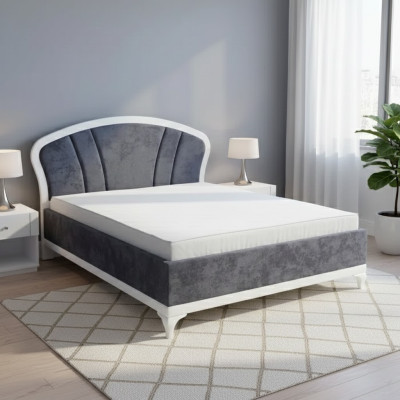 Lit moderne Lits de luxe Mobilier d'hôtel Textile de chambre 180x200cm