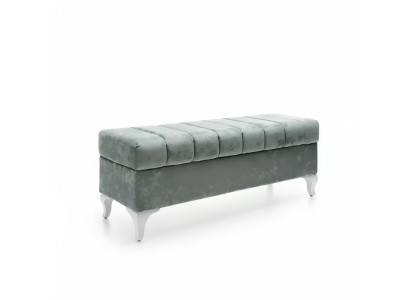 Conception de siège de banc classique Tabouret ottoman à deux places Tabouret textile