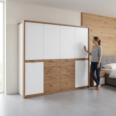 Armoire Chambre Armoires Armoire Blanche Armoire Moderne en Bois de Luxe