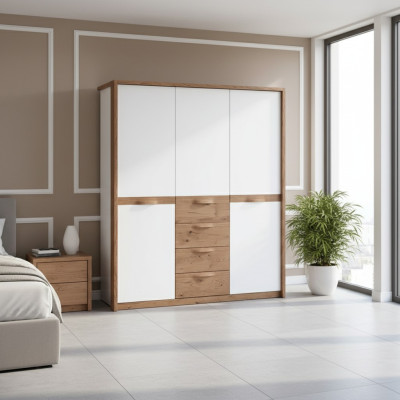 Armoire Chambre Armoires Bois Luxe Design de garde-robe moderne