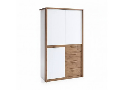 Armoire en bois massif Armoire Armoire blanche en bois Chambre meuble