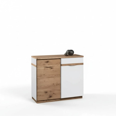 Commode avec 3 tiroirs buffet blanc buffet en bois moderne
