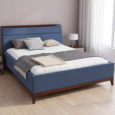 Lit Chambre Mobilier de Luxe en Bleu Couleur Nouveauté pour vos intérieurs
