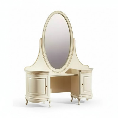 Coiffeuse Miroir Chambre de luxe beige Meubles Consoles Buffet Table