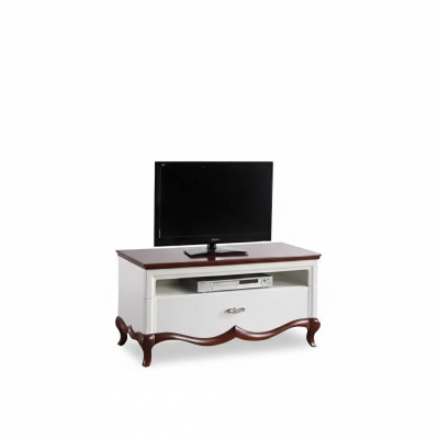 Meuble TV en bois moderne pour salon, support TV, meuble bas, bahut.