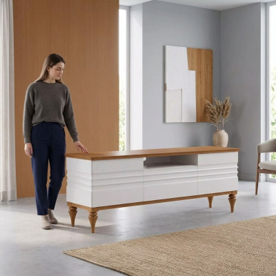 Meuble TV - Armoire - Murs de séjour - Nouvelle unité murale - Vitrine - Étagère murale