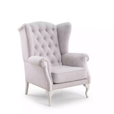 Fauteuil Siège Monoplace Design Blanc Rembourrage Salon Meubles Fauteuil TV