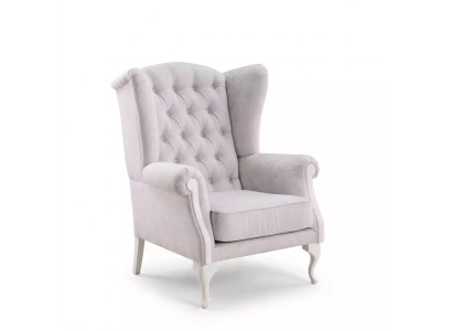Fauteuil Siège Monoplace Design Blanc Rembourrage Salon Meubles Fauteuil TV