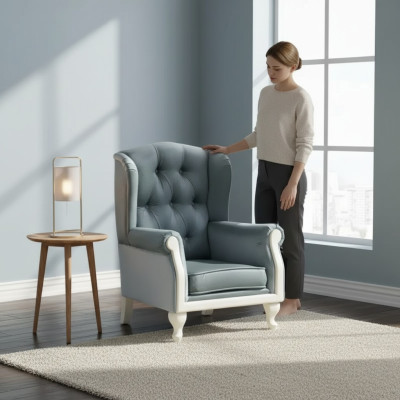 Fauteuil pour enfants, fauteuil inclinable, canapé rembourré 1 place.