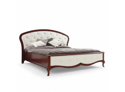 Conception de la sellerie de lit Lits doubles de luxe de design Hôtel Lits Bois baroque Mobilier nouveau