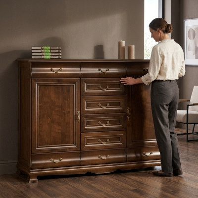 Commode en vrai bois Armoire en chêne Commodes Buffet Bahuts