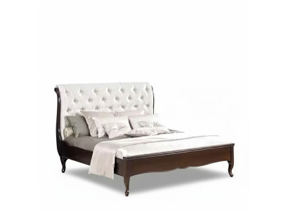 Conception de tissu de lit Lits doubles Cadre de lit Hôtel de luxe moderne Chambre de sommeil