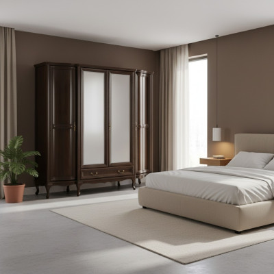 Armoire Armoire Armoires en bois de luxe Mobilier de design Mobilier de luxe Chambre à coucher