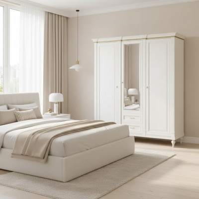 Armoire Armoire Armoire en bois de luxe Mobilier de luxe Conception de meubles Chambre à coucher