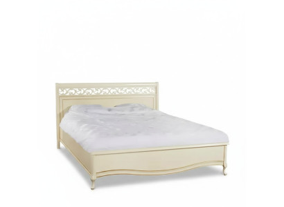 Revêtement de lit de luxe pour lits doubles blancs en bois nouvellement conçus pour hôtels.