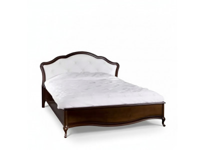 Lit double de luxe marron au design moderne, cadre de lit et lits à cadre de lit
