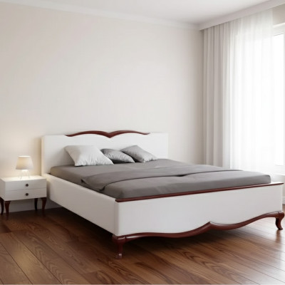 Designer Bett Betten Polsterbett Bett 160x200 Doppelbett neu