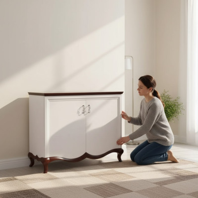 Luxe commode de chambre avec armoire en bois Mobilier design en bois