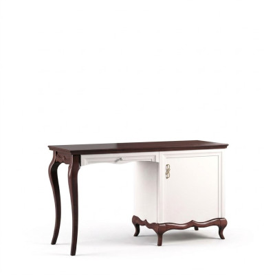 Classique r Bureau Mobilier de bureau luxueux en bois blanc exclusif