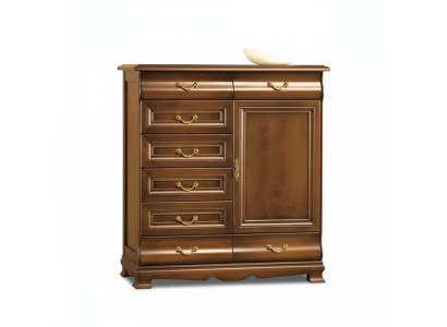 Tiroirs Chêne Bois massif Commodes Buffet commode Bois véritable Armoire